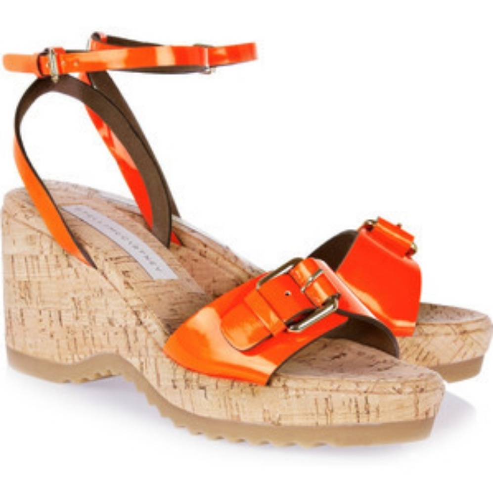 Stella McCartney Linda Wedge Sandals